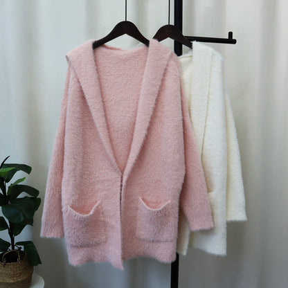 Ladies Soft Knit Pants with Long Sleeves and Practical Pockets Chic and Style