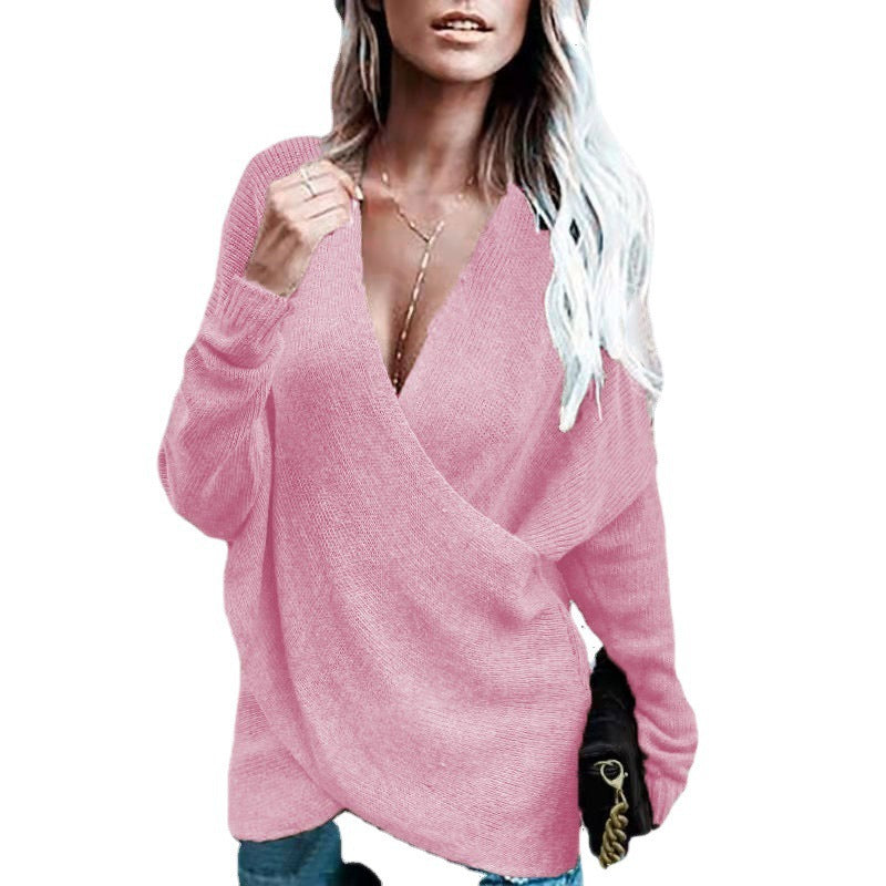Pull-over en tricot à enrouler pour femmes Chic und Stil