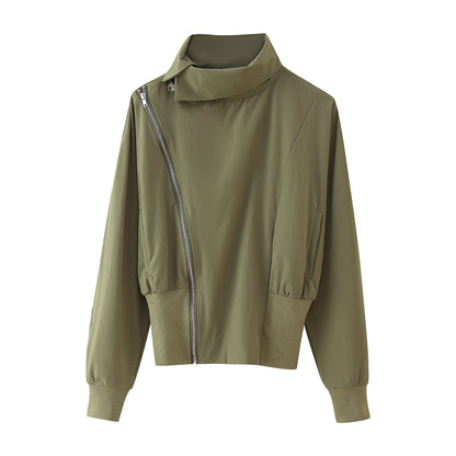 Wide cargo pants for women with elastic waist and side zip pockets Chic and Style