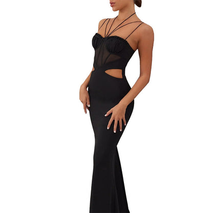 Robe de soirée sans dos Cut-Out pour femmes Chic und Stil