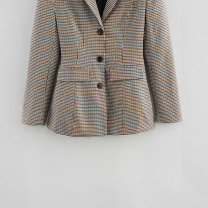 Dames blazer à carreaux Chic und Stil