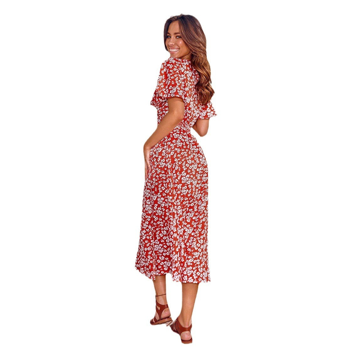 Robe maxi enveloppante Chic und Stil pour femmes