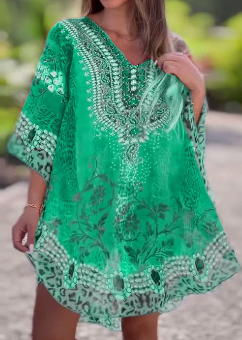 Femmes Kaftan bohémien robe Chic und Stil