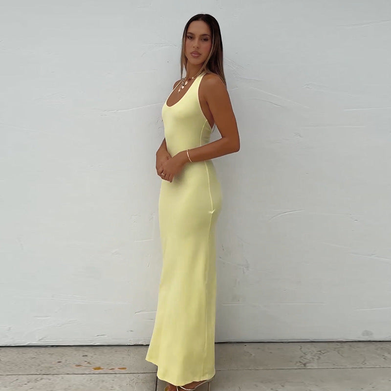 Robe maxi sculptante pour femmes Chic und Stil