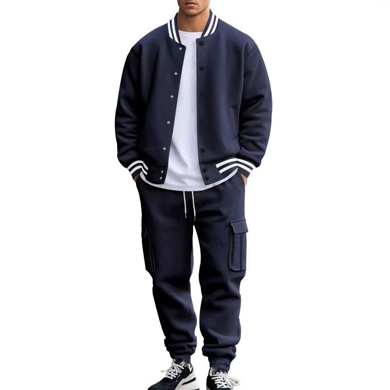 Chic and Stil men's sweater and jogger pants set, comfortable and stylish.