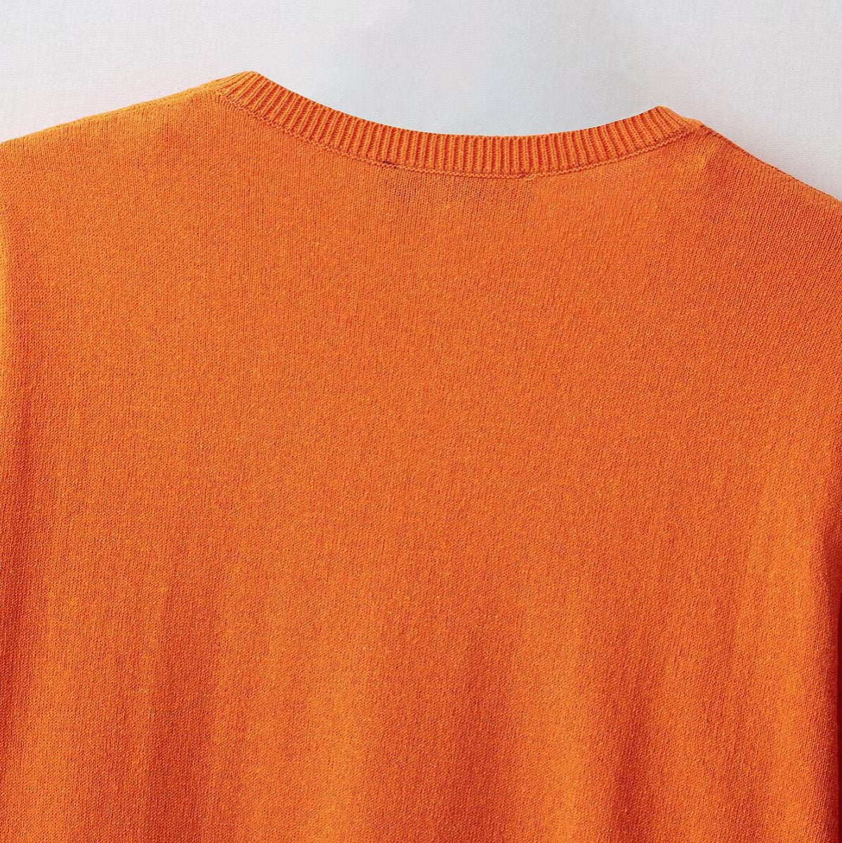 Femmes pull élégant à encolure en V en mélange de coton de haute qualité Chic und Stil