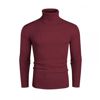high-quality turtleneck pullover for men with a fine rib structure Chic and Style