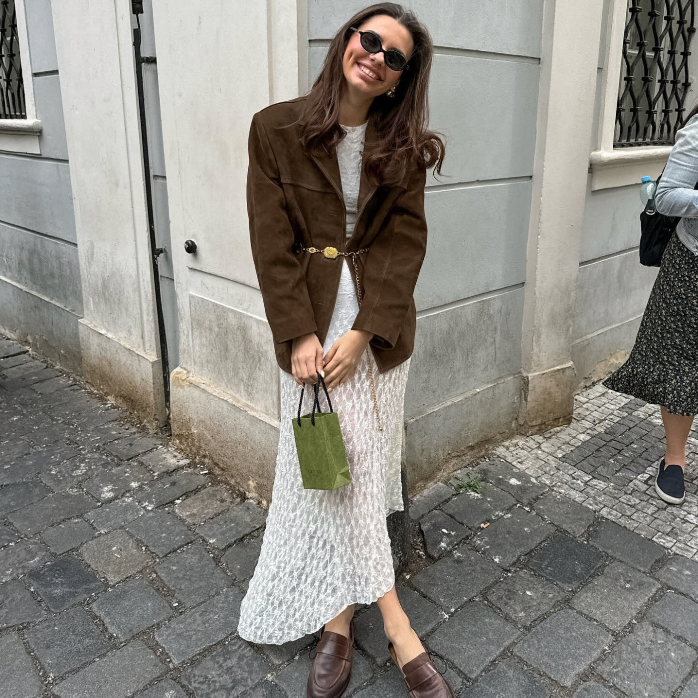 Blazer moderne pour dames en daim Chic und Stil