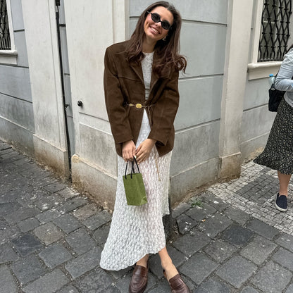 Blazer moderne pour dames en daim Chic und Stil
