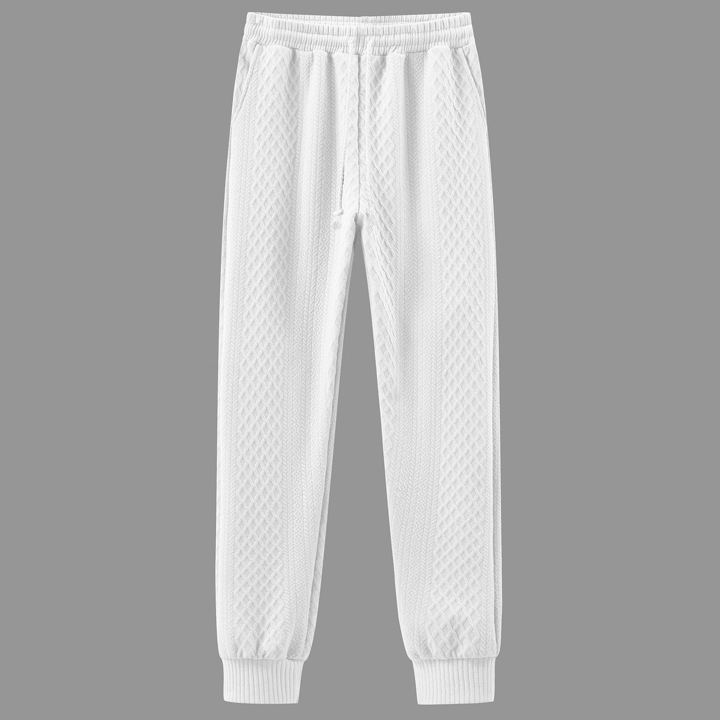 Comfortable sweatpants for men with an innovative structured design and an adjustable waist Chic and Style