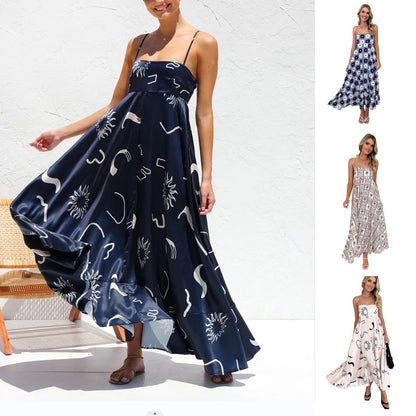 Dames Robe Maxi Élégante avec Silhouette Aérée Chic und Stil