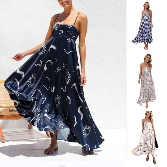 Dames Robe Maxi Élégante avec Silhouette Aérée Chic und Stil