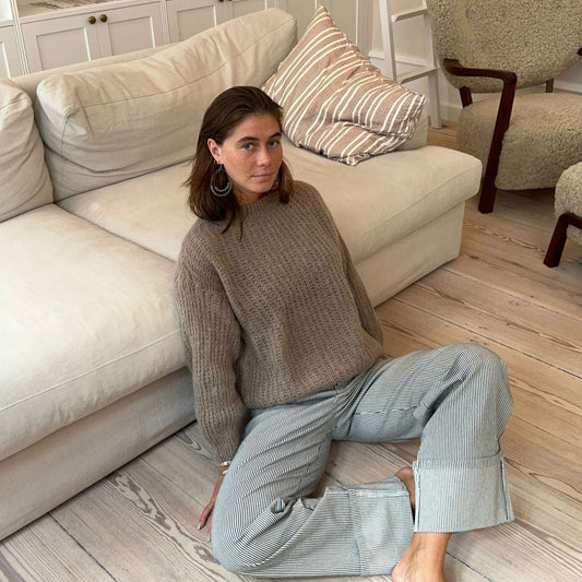 Pull en tricot pour femmes avec un motif de gaufrage tendance et une coupe décontractée Chic und Stil