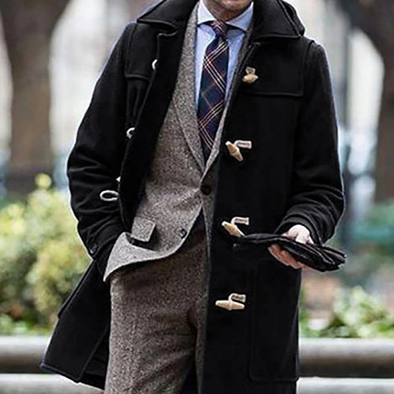 Elegant duffle coat for men with classic design Chic and Style