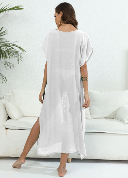 Dames élégant Kaftan robe de plage Chic und Stil