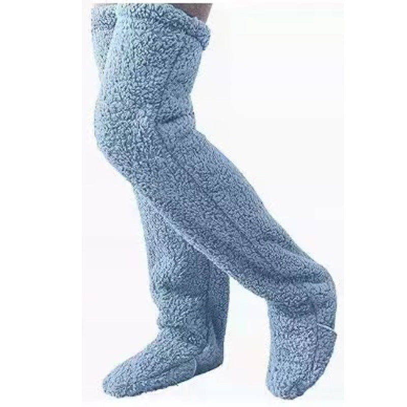 Chaussettes Overknee douces en polaire pour femmes Chic und Stil