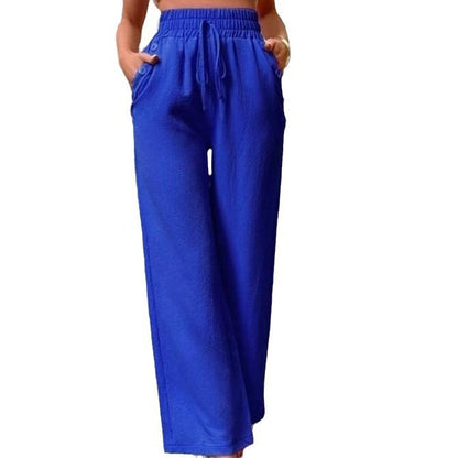 Ladies Wide Belt Light Chic Pants