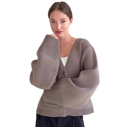 Dames cardigan avec des manches larges et des poches pratiques Chic und Stil
