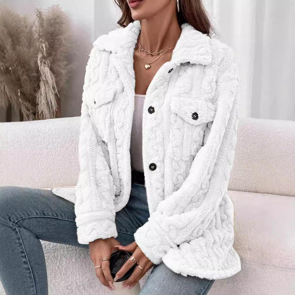 Women's pullover in soft polar quality Chic und Stil