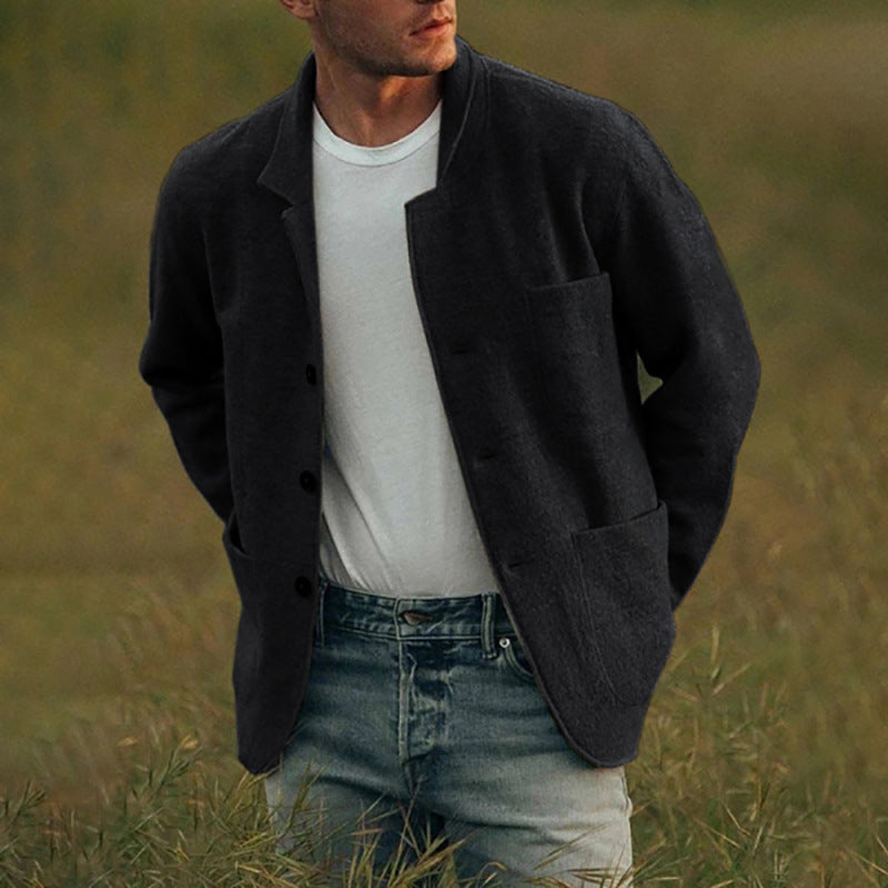 Cardigan pour hommes avec poches pratiques et coupe moderne Chic und Stil
