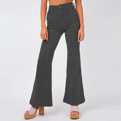 Wide leg pants for women with high waist and comfort belt Chic and Style