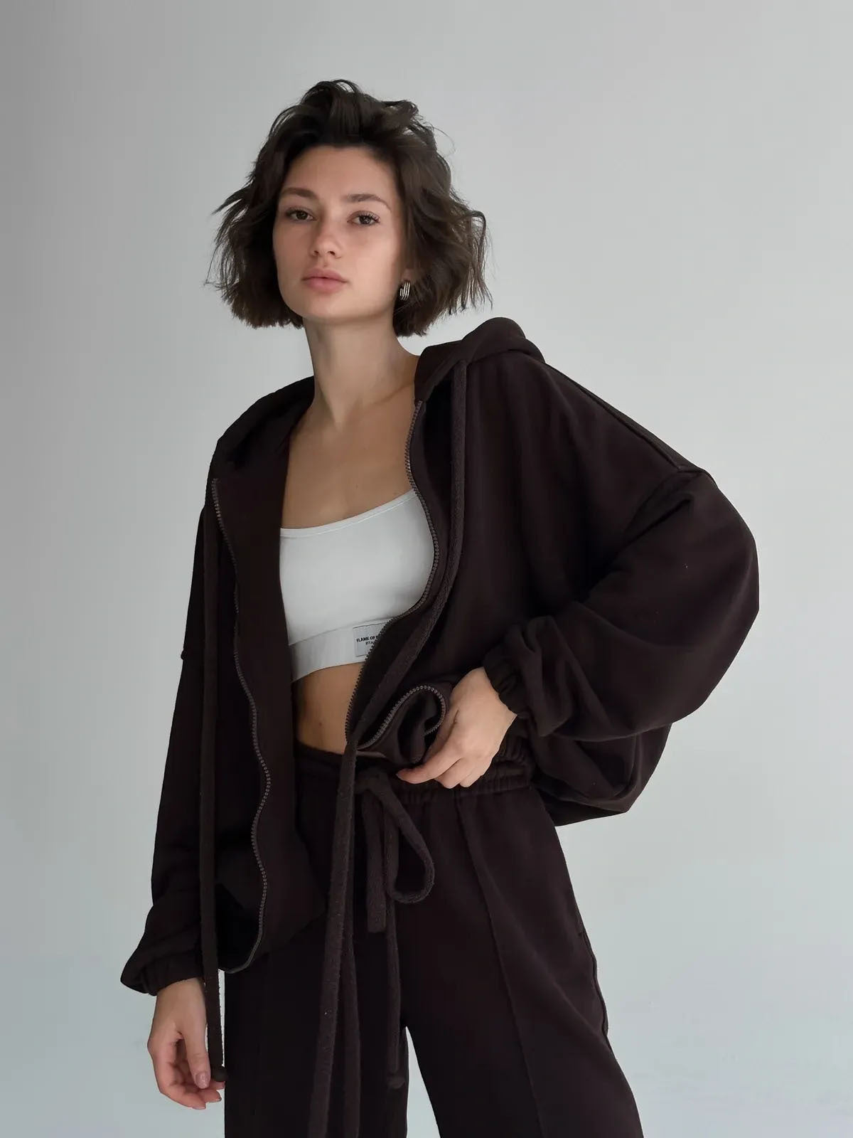 Dames confortable Survêtement oversize Chic und Stil