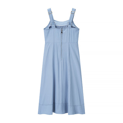 Robe maxi femme avec détails de boutons et poches pratiques Chic und Stil