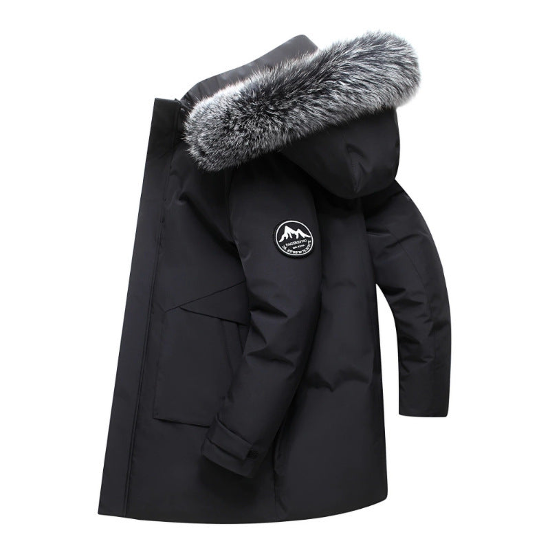 Dame Parka d'hiver avec capuche amovible et pelage synthétique douillet Chic und Stil