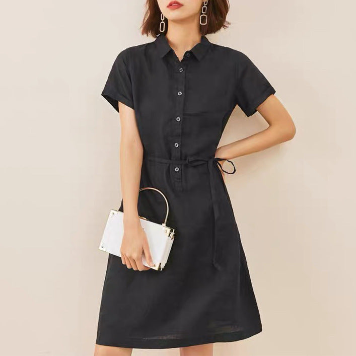 Robe chemise femme avec ceinture Chic und Stil