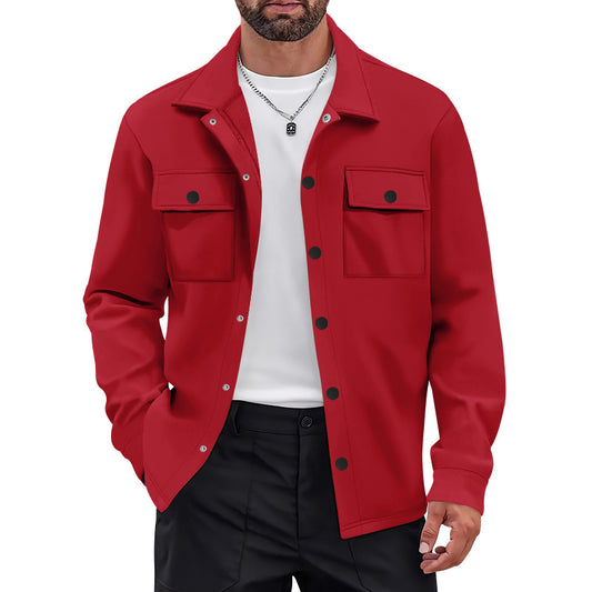 Veste utilitaire décontractée pour hommes avec poches pratiques et détails de bouton Chic und Stil