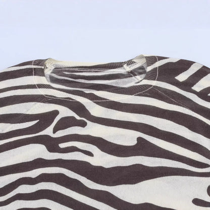 Pull-over léger pour femmes en imprimé zèbre Chic und Stil