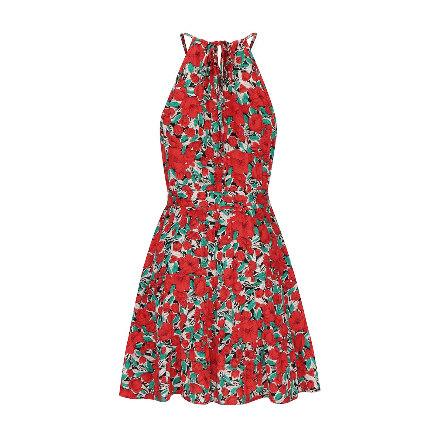 Robe d'été pour femmes avec coupe aérienne et motif floral Chic und Stil