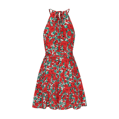 Robe d'été pour femmes avec coupe aérienne et motif floral Chic und Stil