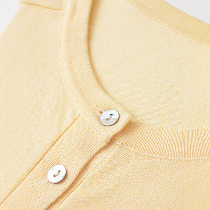 Pull en henley à manches longues décontracté pour femmes Chic und Stil