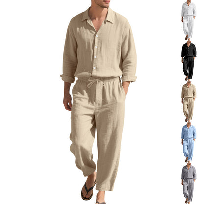 Costume décontracté pour hommes avec haut et pantalon élastique Chic und Stil