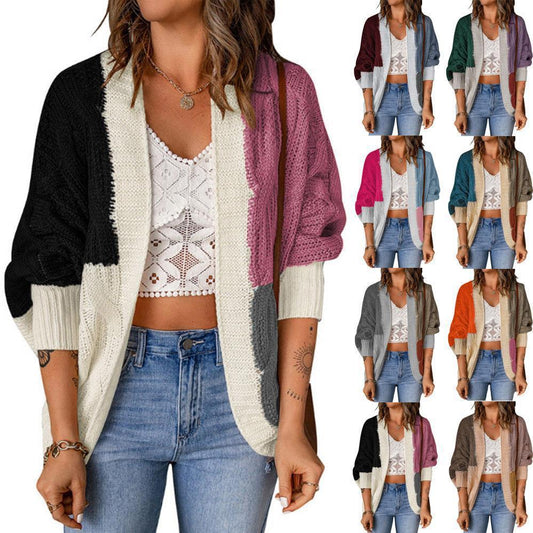 Dames Cardigan en tricot élégant avec coupe décontractée et design color block Chic und Stil
