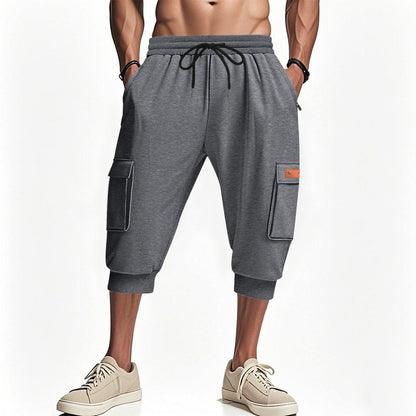 Pantalons cargo stylés pour hommes avec jambes courtes et poches pratiques Chic und Stil