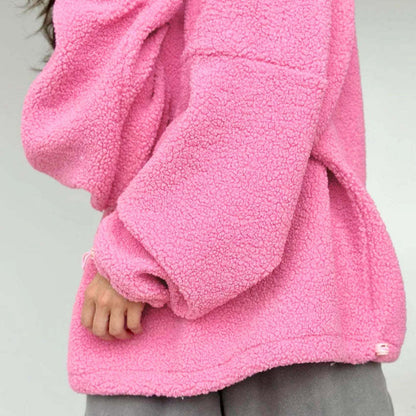 Casual fleece pullover for women Chic und Stil