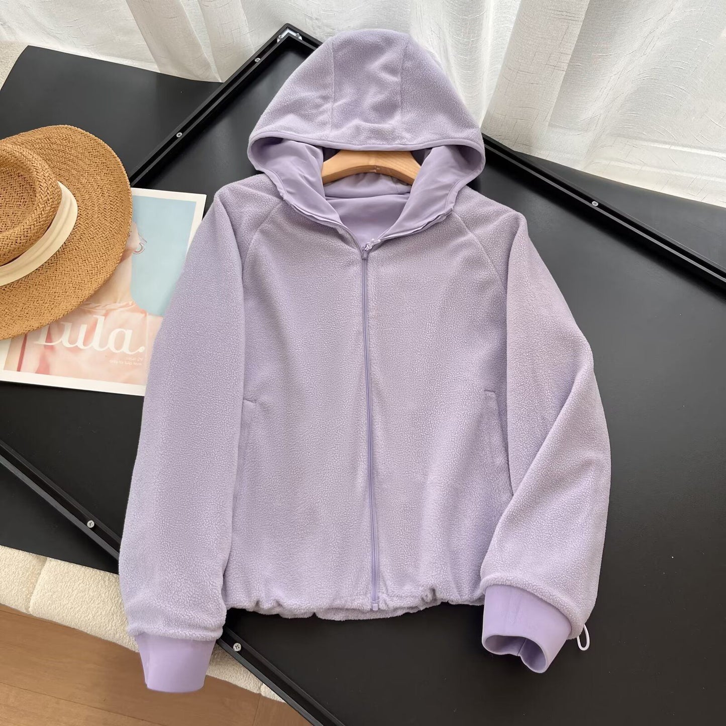 Veste polaire fonctionnelle pour femmes avec capuche Chic & Stil