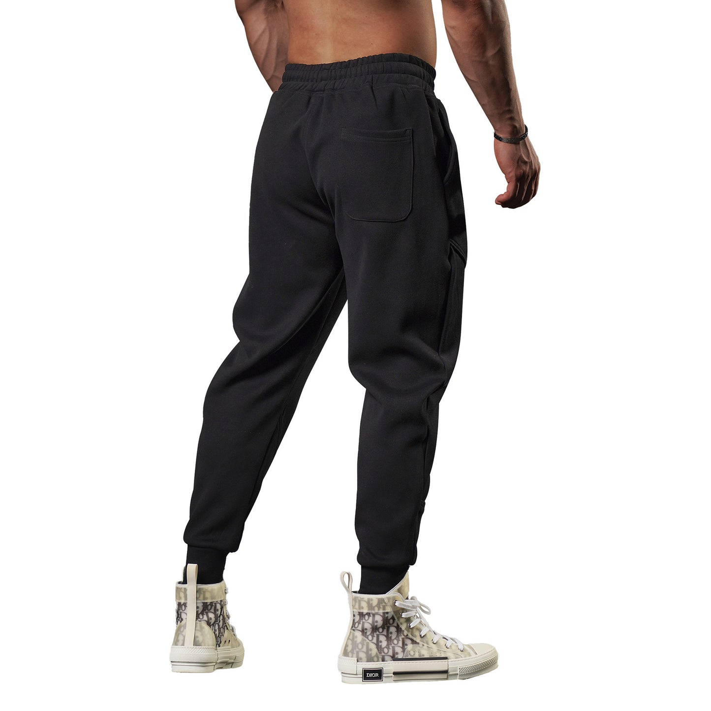 Modern sweatpants for men with an innovative cut and practical pockets Chic and Style