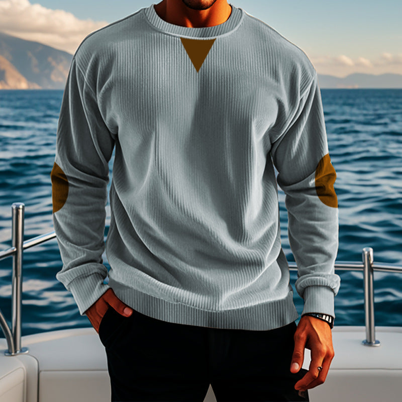 Comfortable fleece pullover for men with Chic and Style structure