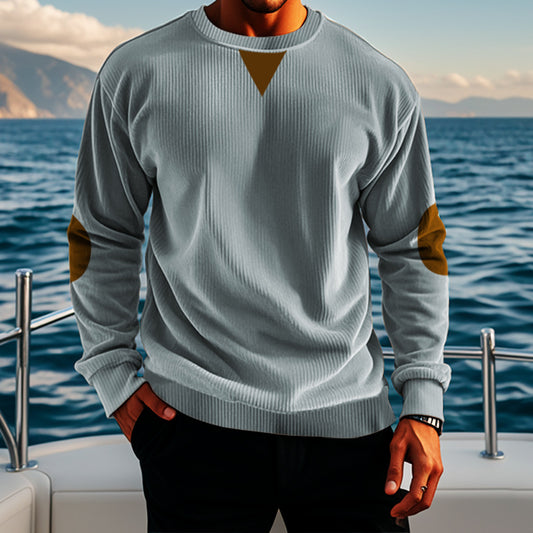 Comfortable fleece pullover for men with Chic and Style structure