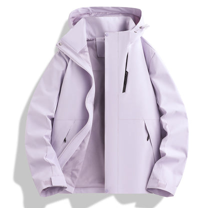 Functional waterproof jacket for men with adjustable hood collar Chic and Style