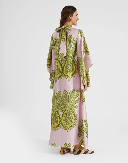 Chic und Stil | Printed Three-Quarter Sleeve Dress