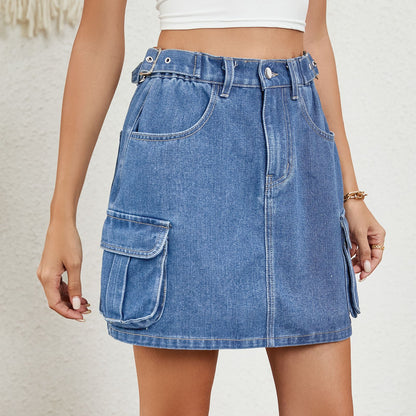 Roc denim pour femmes avec poches cargo pratiques et taille haute Chic und Stil