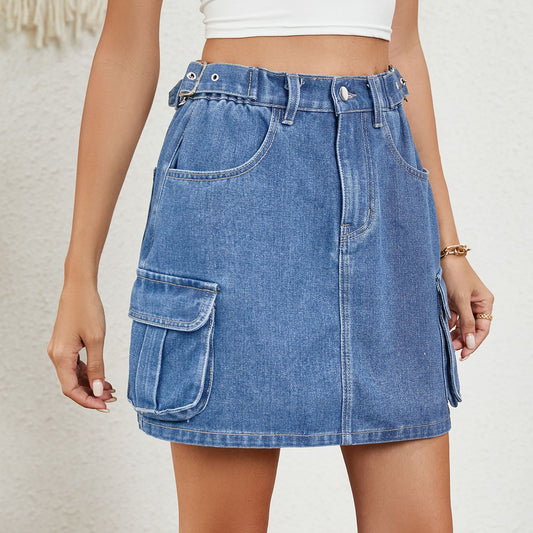 Roc denim pour femmes avec poches cargo pratiques et taille haute Chic und Stil