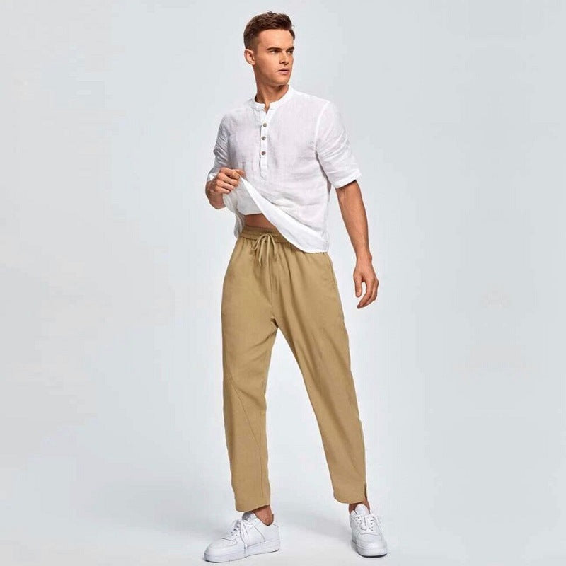 Chic and Style stylish casual pants for men with drawstring