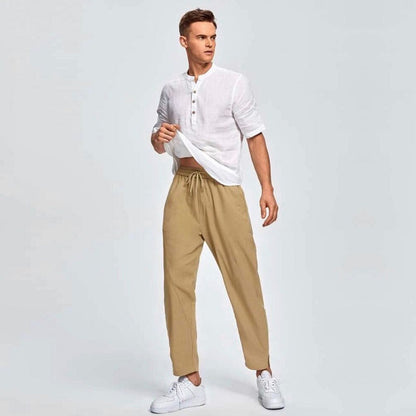 Chic and Style stylish casual pants for men with drawstring