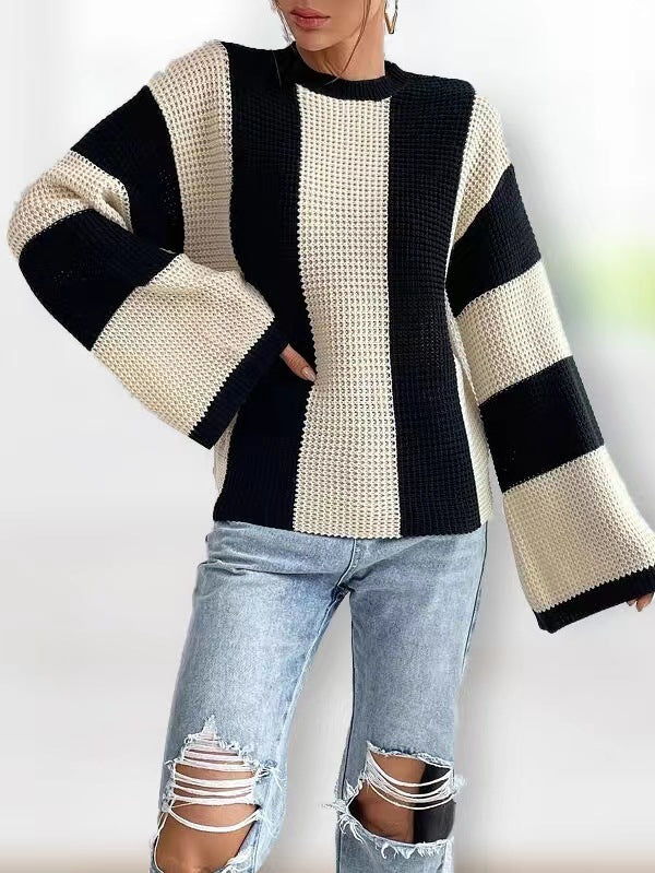 Pull-over tendance pour femmes avec manches larges Chic und Stil