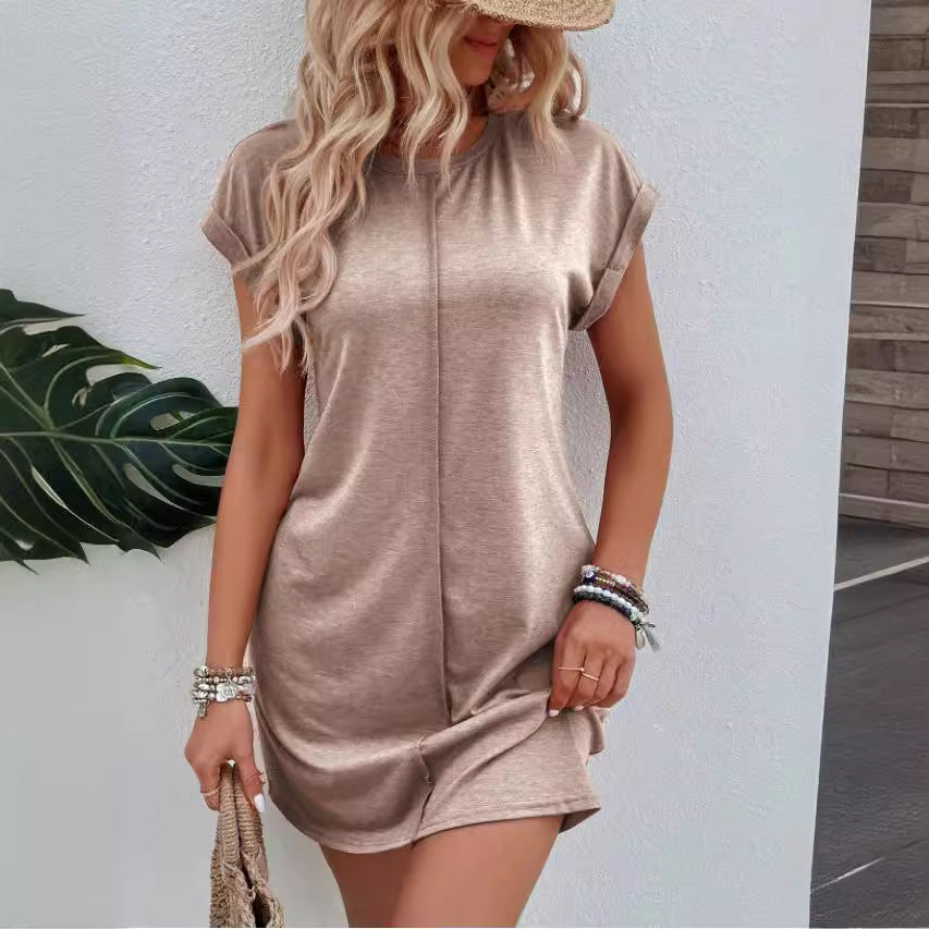 Robe courte décontractée à manches courtes Chic und Stil